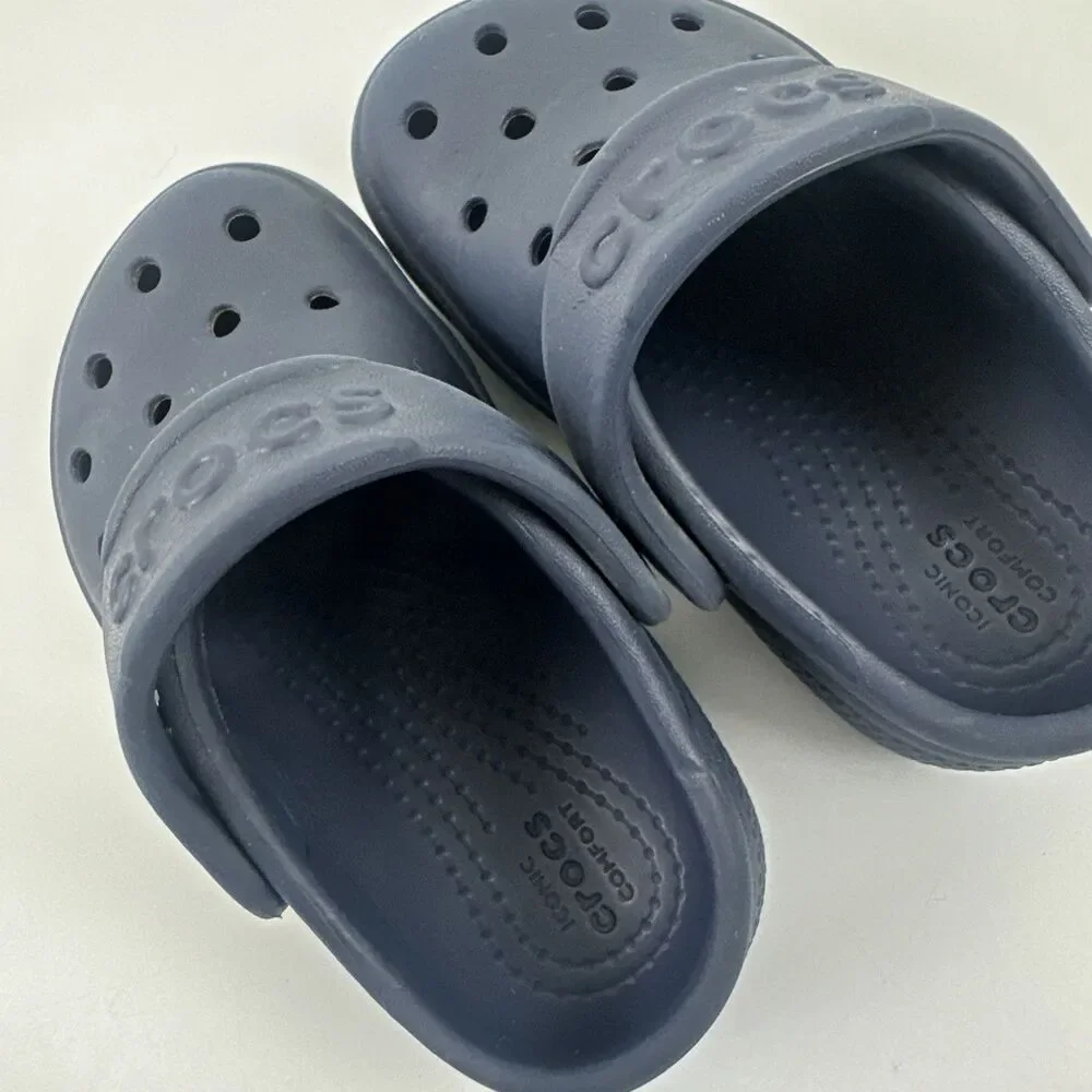 Crocs Classic Clog Toddler Navy Blue Slip On Waterproof Comfort Child Baby 6